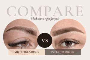 Powder brows vs microblading permanent makeup